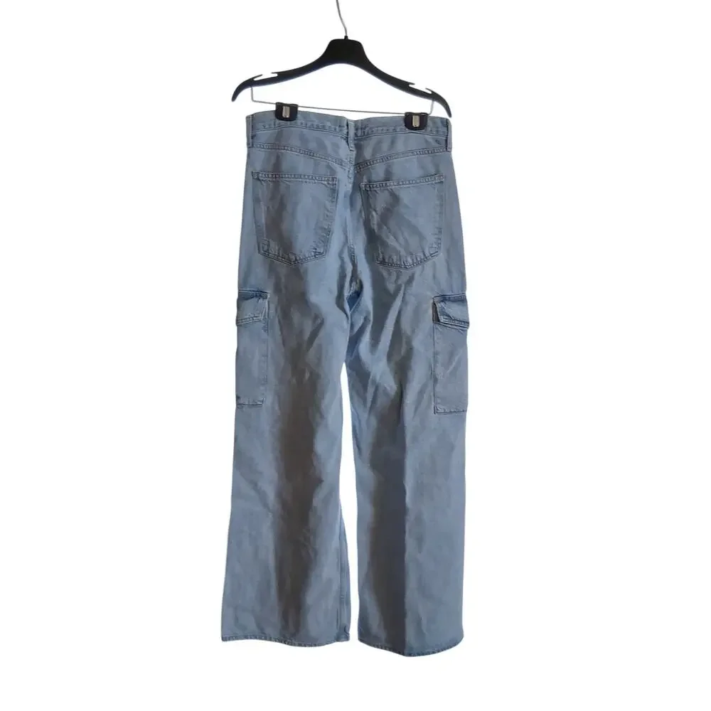 Agolde Los Angeles jeans womens 29 Minka cargo wide leg high rise
